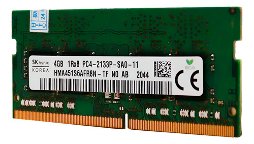 Memória Notebook 4gb Ddr4 2133 Mhz Sk Hynix Hma451s6afr8n-tf