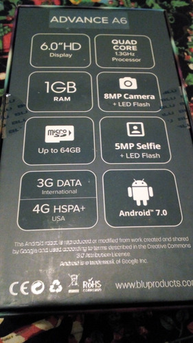 Blu Advance A6 Para Repuesto
