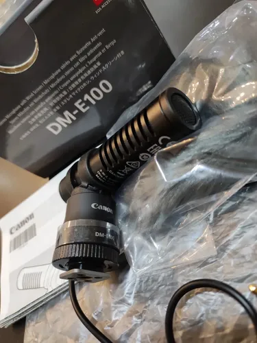 Microfone estéreo Canon Mod DM-e100 | Parcelamento sem juros