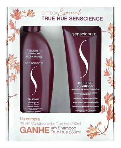 Kit True Hue Shampoo 280ml + Condicionador 240ml Senscience