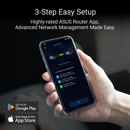 Enrutador Asus Rt-be88u Wifi 7 De Doble Banda Aimesh 7200 Mb