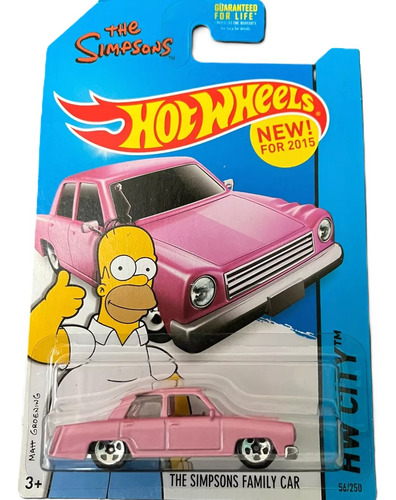 Hot Wheels The Simpsons Family Car (2015) Primera Edicion