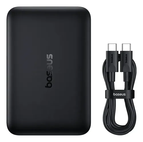 Carregador Powerbank P/ Magsafe Baseus iPhone 22w 10.000mah Preto