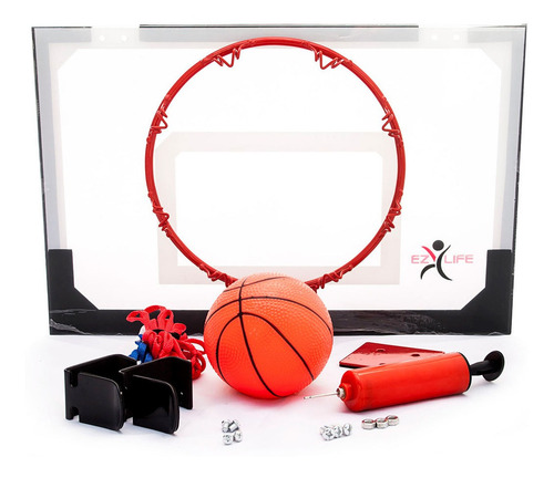 Aro Basquet Lejopi Con Resorte Negro