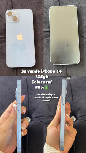 Apple iPhone 14 (128 Gb) - Azul