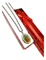 Comprar Dije Virgen De Guadalupe Acero Quirúrgico C\u002Fcadena Y Caja