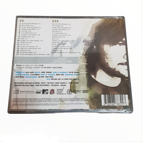 Diego Torres Mtv Unplugged Cd + Dvd (Usado)