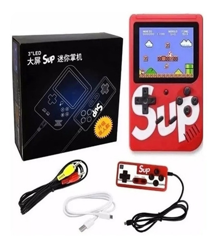 Consola Portatil Retro Con Juegos 400 En 1 + Joystick 6920am
