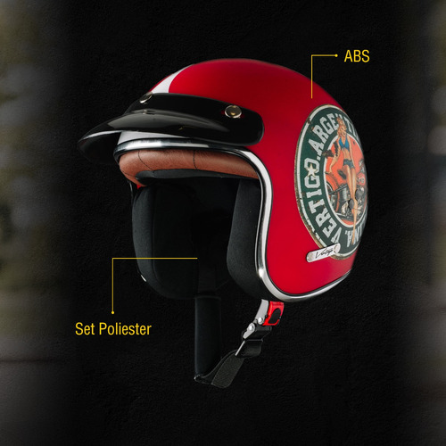 Casco Moto Abierto Vértigo Vintage Edición Especial. Tienda