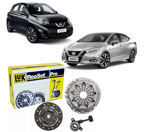 Kit De Embreagem Luk Nissan March Versa 1.6 2011 A 2020