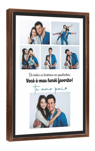 Quadro Personalizado Moldura Sala Feliz Dia Dos Pais Pai-03