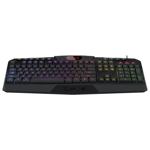 Imagen 6 de 8 de Teclado gamer Redragon Harpe Pro K503A RGB QWERTY español color negro con luz RGB