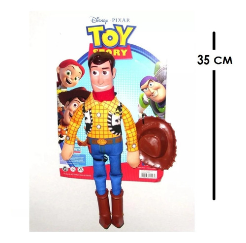 Imagen 3 de 5 de Toy Story Muñeco Peluche Woody Playking