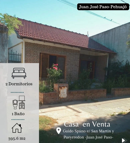 Vendo Casa En J.j Paso - Pehuajó 