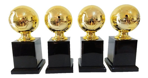 Trofeu Bola De Ouro Kit Com 4 Unidades Original