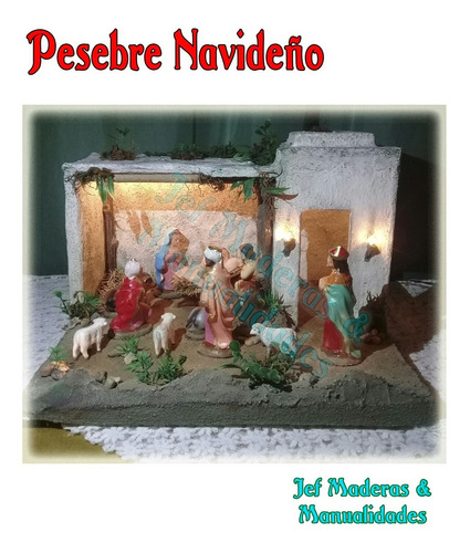 Imagen 6 de 7 de Pesebre O Nacimiento Navideño Iluminado
