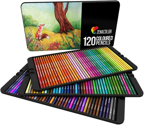 120 Lapices Color Zenacolor En Caja A Pedido!
