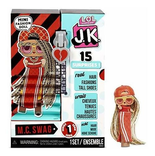 L.o.l. ¡sorpresa! Jk M.c. Mini Muñeca De Moda Con 15 Sorpr