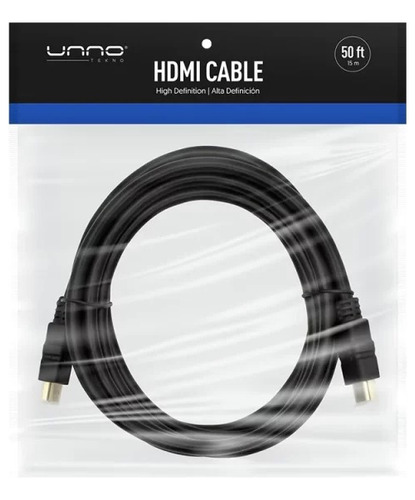 Cable Unno Hdmi 15 Mt Negro Cb4150bk