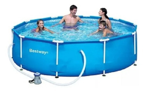 Piscina Bestway 4678l Bomba 110v Filtro Capa Forro Escada