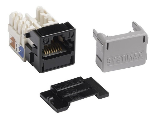 10 Jack Rj45 Cat6 Negro Systimax 700206667 Msg400-003