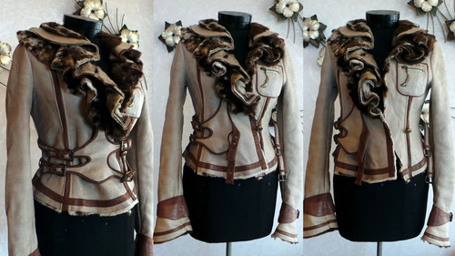 Chaqueta Gamulan Vintage Roberto Cavalli Xs