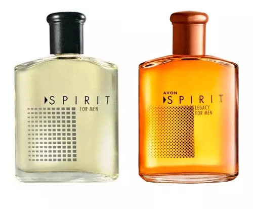 Spirit For Men Colônia + Spirit Legacy Avon 02 Perfumes Masc