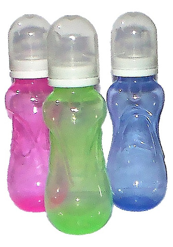 12 (doce) Mamaderas Anatomicas Colores Surtidos 250 Ml