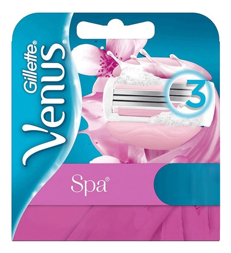 Cartuchos Para Afeitar Gillette Venus Spa 2 Unidades