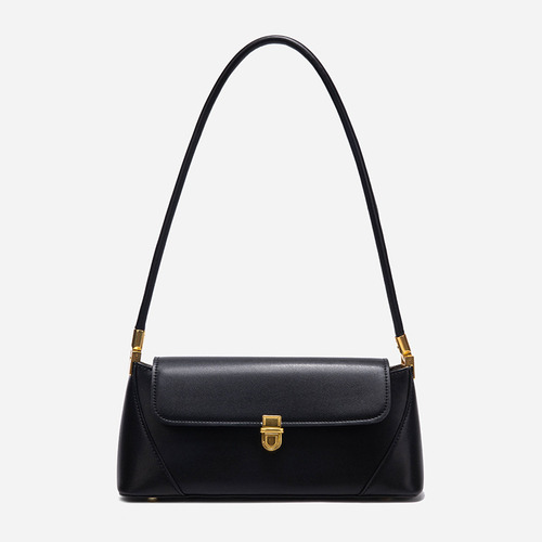 Bolso Estilo Baguette Negro Chic 2023, Minimalista, Premium,