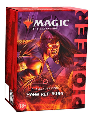 Magic Challenger Deck Pioneer 2021 Mono Red Burn Inglês Mtg