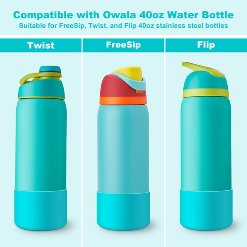 2 Botas De Silicona Para Botella De Agua De 40 Onzas, Funda