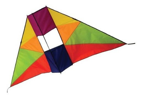 En El Breeze Rainbow Conyne Delta Kite, 6 Pies.