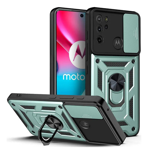 Funda Reforzada Antigolpe Anticaída Anillo Para Moto G60s