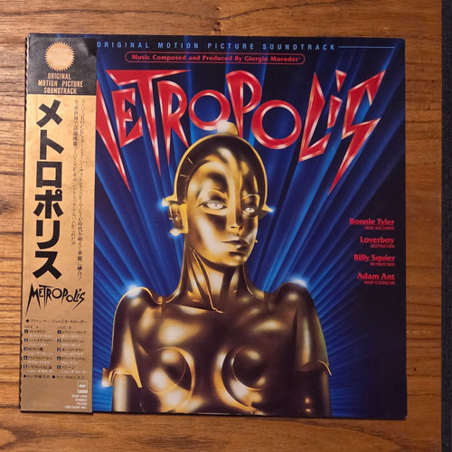 Metropolos Moroder Ost Japón 1984 Freddie Mercury Primera Ed. Japonesa