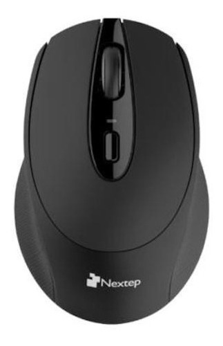 Mouse Óptico Inalámbrico Nextep Ne-410e Usb Color Negro /vc