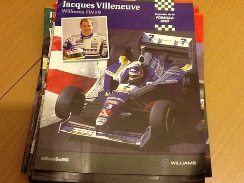 Folleto Leyenda Fórmula Uno  Villeneuve Lectura Imagen Color