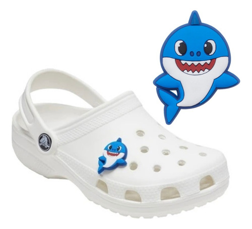 Crocs Jibbitz Baby Shark Papá Decoración Para Crocs Unidad