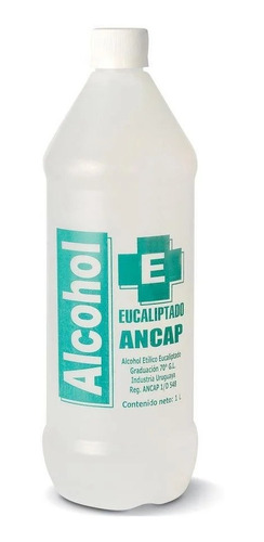 Alcohol Eucaliptado Ancap 70% Botella 950ml + Alcohol En Gel