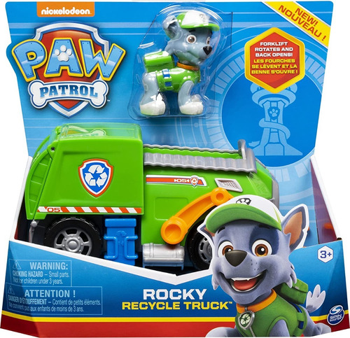 Paw Patrol Camion De Reciclaje Rocky