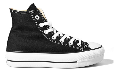 Zapatillas Converse Chuck Taylor Allstar Lift Hi Negro Mujer