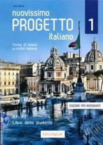 Nuovissimo Progetto Italiano 1 - Libro Dell´insegnante + 1 Dvd, De Marin, Telis. Editora Edilingua, Capa Brochura Em Italiano