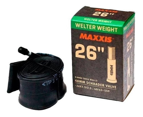 Cámara Maxxis Welter Weight 26 X 1.5/2.5 V. Schrader Auto