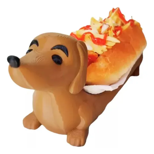Bandeja Perro Salchicha Para Sandwich Con Forma De Cachorro