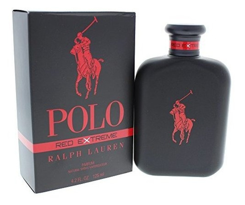 Polo Red Eau De Parfum Spray Para Hombres, 4.2 Onzas