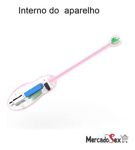 Massageador Elétrico Bullet Sem Fio Usb 10 Vibrações