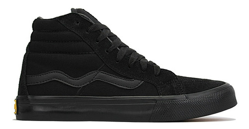 Tênis De Skate Mad Rats Hi Top Black Preto Cano Alto 