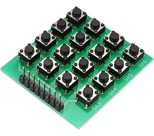 Uxcell 4x4 Matrix 16 Teclado Módulo 16 Botón Mcu