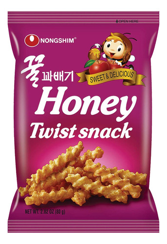 Honey Twist Snack Botana Coreana Sabor Miel Nongshim