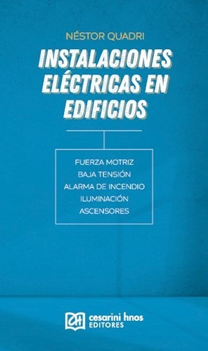 Libro Instalaciones Electricas En Edificios  11 Ed De Nestor